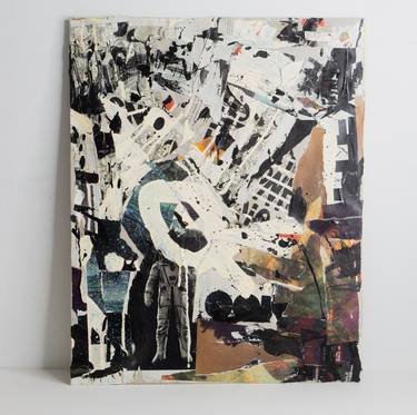 Print of Abstract Expressionism Abstract Collage by Simon Brown