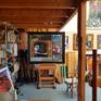 in my studio
