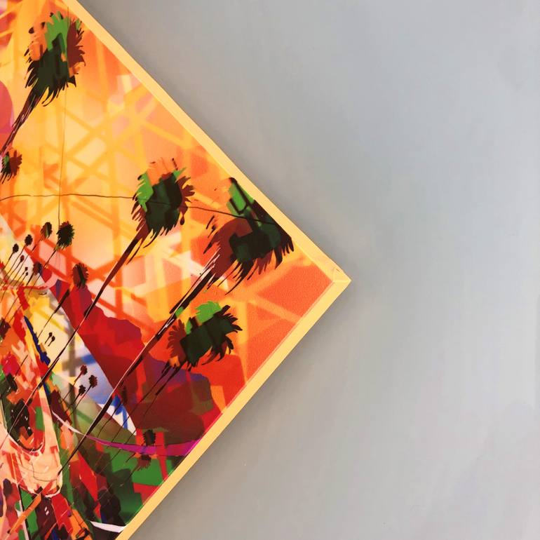Original Figurative Cities Painting by Hugo Rami Pérez