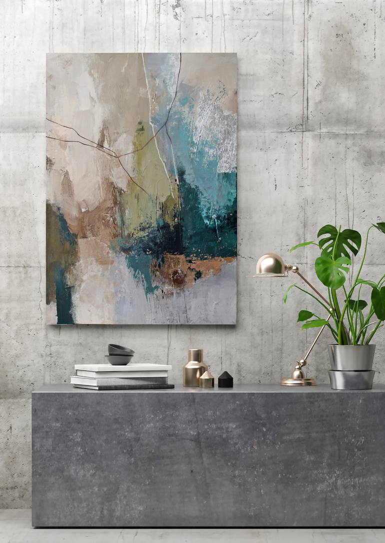 Original Abstract Expressionism Abstract Painting by Yana Sagan