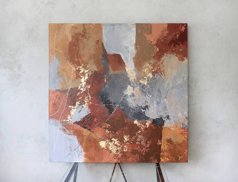 Original Abstract Expressionism Abstract Painting by Yana Sagan