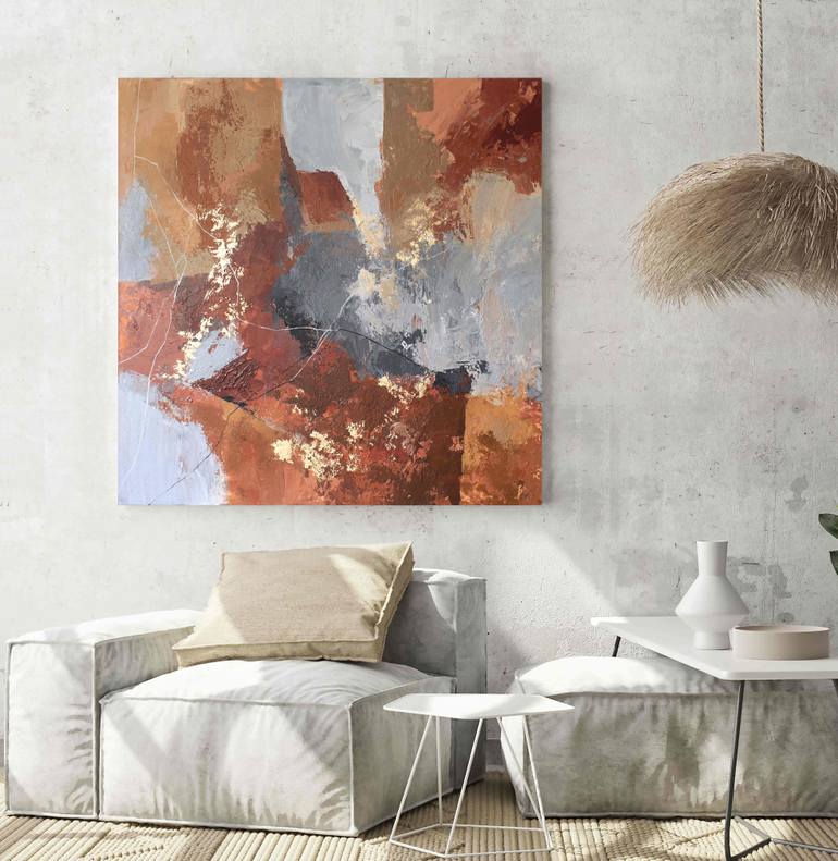 Original Abstract Expressionism Abstract Painting by Yana Sagan