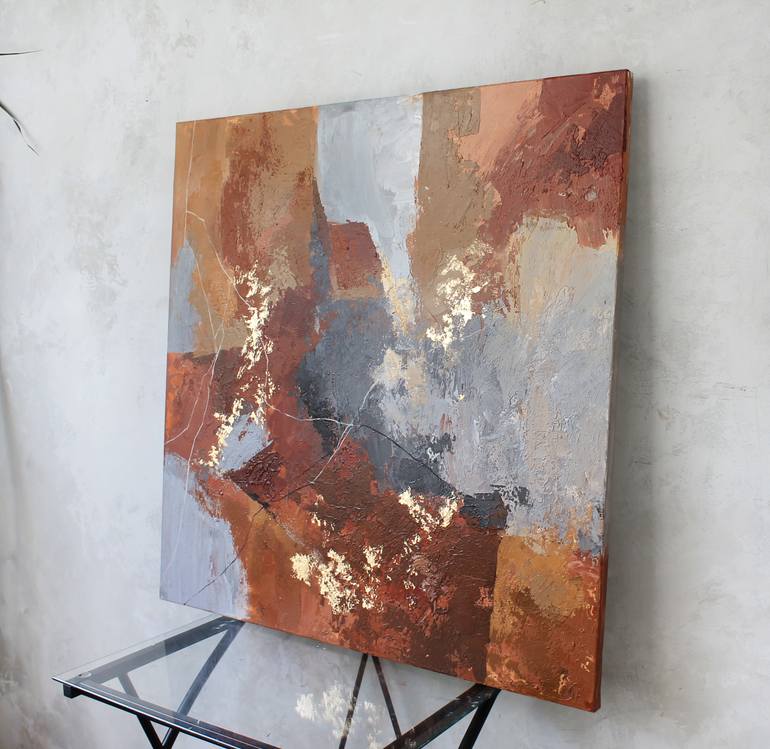 Original Abstract Expressionism Abstract Painting by Yana Sagan