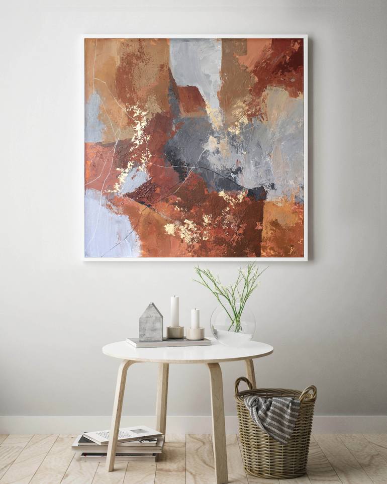 Original Abstract Expressionism Abstract Painting by Yana Sagan