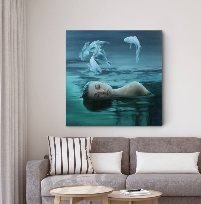 Original Contemporary Fantasy Painting by Yana Sagan