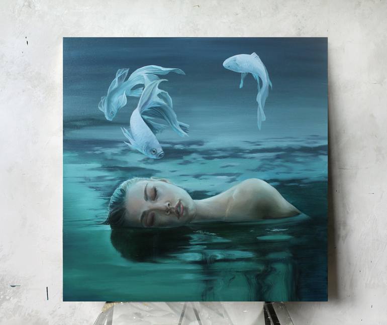 Original Contemporary Fantasy Painting by Yana Sagan