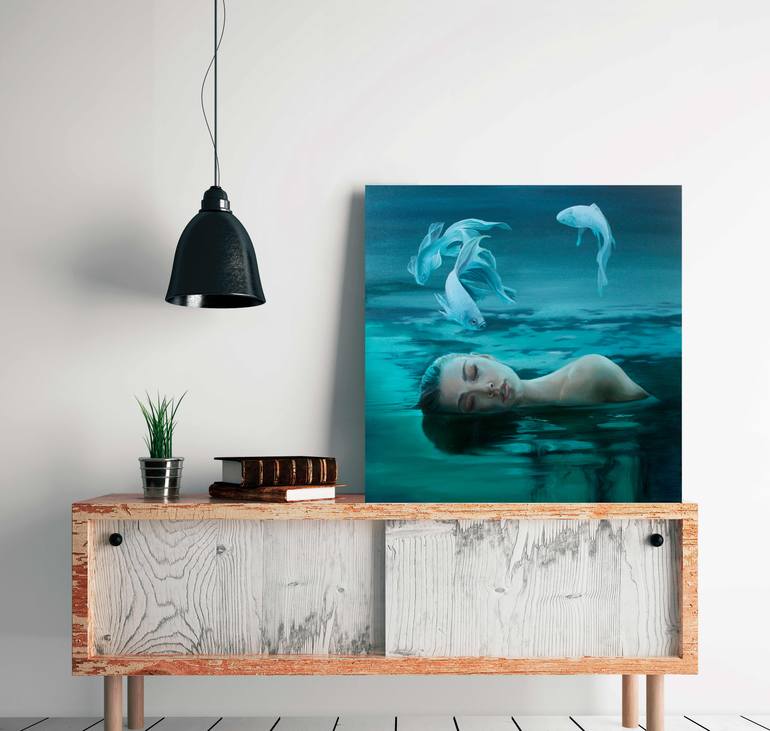 Original Contemporary Fantasy Painting by Yana Sagan