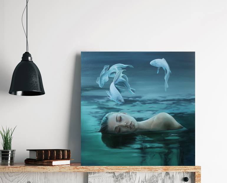 Original Contemporary Fantasy Painting by Yana Sagan