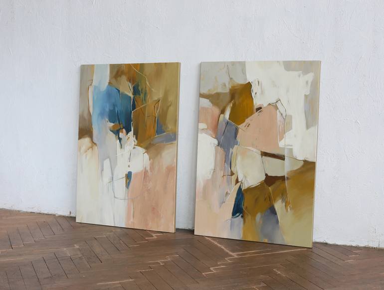 Original Abstract Expressionism Abstract Painting by Yana Sagan