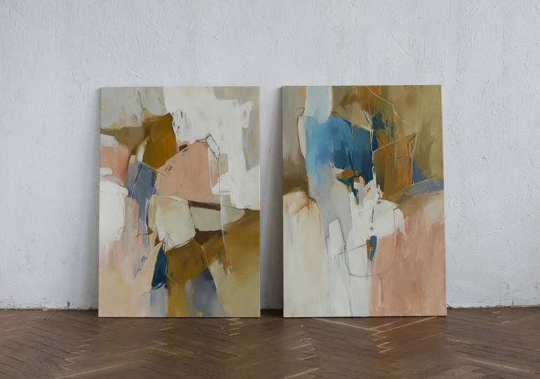 Original Abstract Expressionism Abstract Painting by Yana Sagan