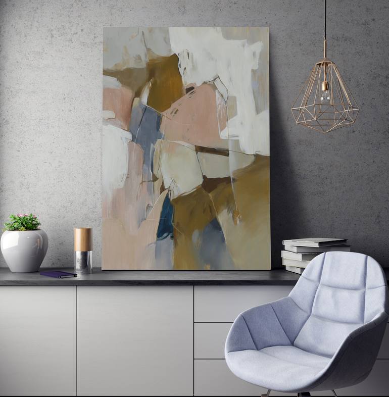 Original Abstract Expressionism Abstract Painting by Yana Chornobrovkinа