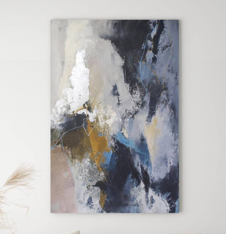 Original Abstract Expressionism Abstract Painting by Yana Sagan