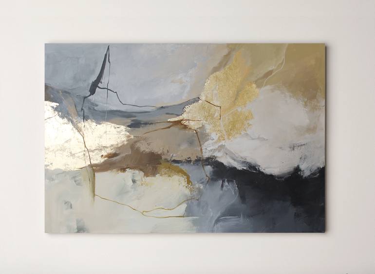 Original Abstract Expressionism Abstract Painting by Yana Sagan
