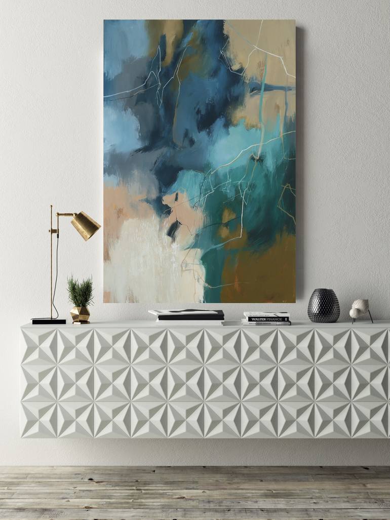 Original Abstract Expressionism Abstract Painting by Yana Chornobrovkinа