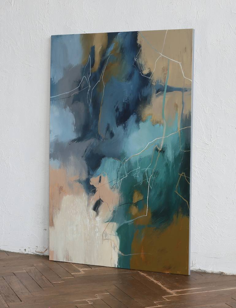 Original Abstract Expressionism Abstract Painting by Yana Chornobrovkinа