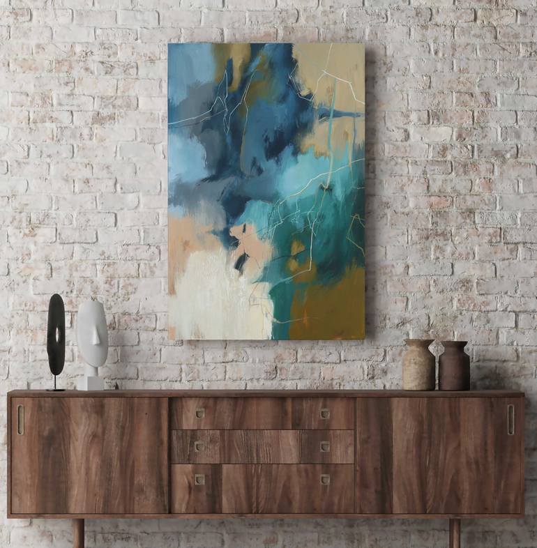 Original Abstract Expressionism Abstract Painting by Yana Chornobrovkinа