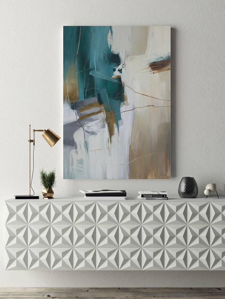 Original Abstract Expressionism Abstract Painting by Yana Sagan