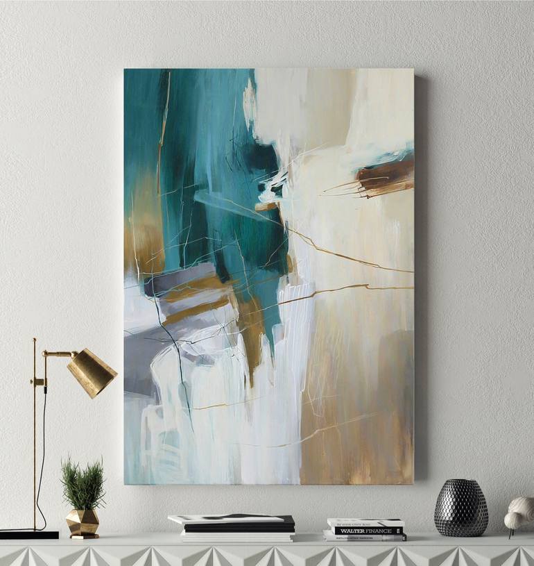 Original Contemporary Abstract Painting by Yana Sagan