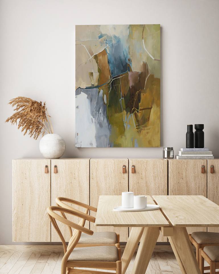 Original Abstract Expressionism Abstract Painting by Yana Sagan