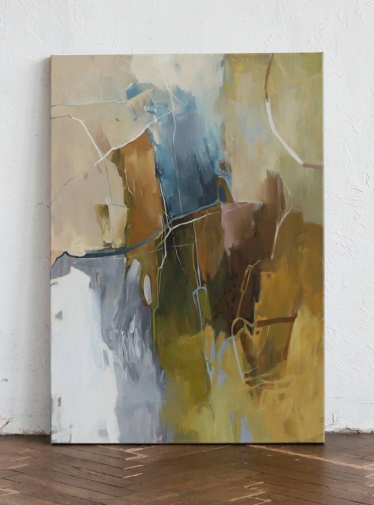 Original Abstract Expressionism Abstract Painting by Yana Sagan