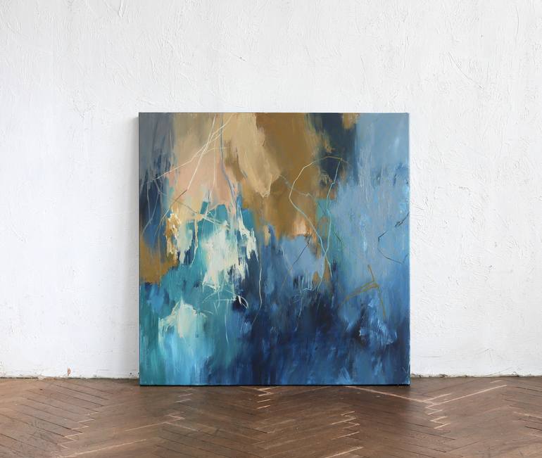 Original Abstract Expressionism Abstract Painting by Yana Sagan