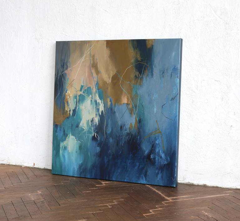 Original Abstract Expressionism Abstract Painting by Yana Sagan