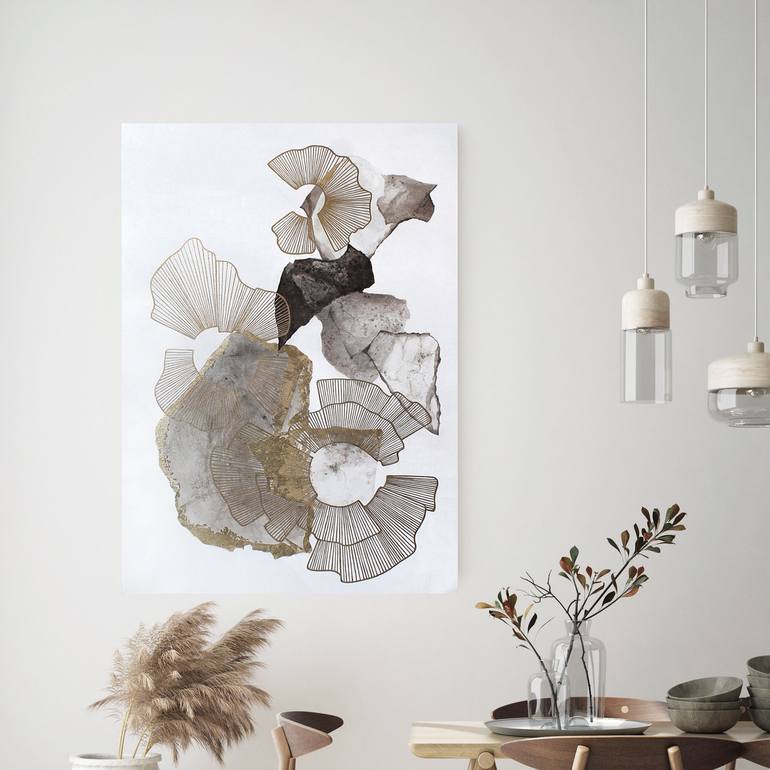 Original Contemporary Abstract Painting by Yana Sagan