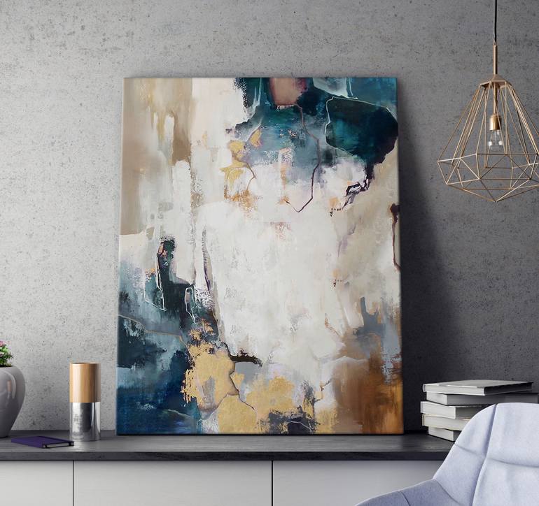 Original Abstract Expressionism Abstract Painting by Yana Chornobrovkinа