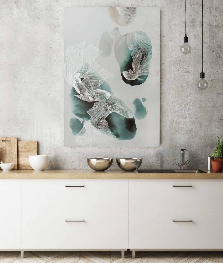 Original Abstract Expressionism Abstract Painting by Yana Sagan