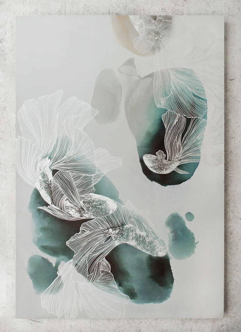 Original Abstract Expressionism Abstract Painting by Yana Sagan