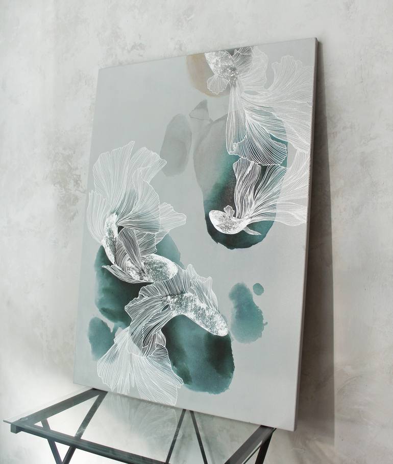 Original Abstract Expressionism Abstract Painting by Yana Sagan