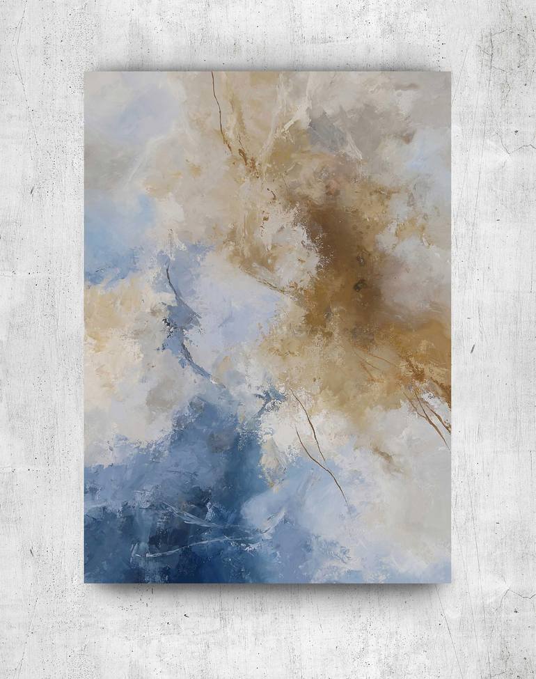 Original Abstract Expressionism Abstract Painting by Yana Sagan