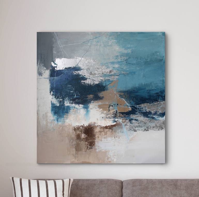 Original Abstract Expressionism Abstract Painting by Yana Sagan