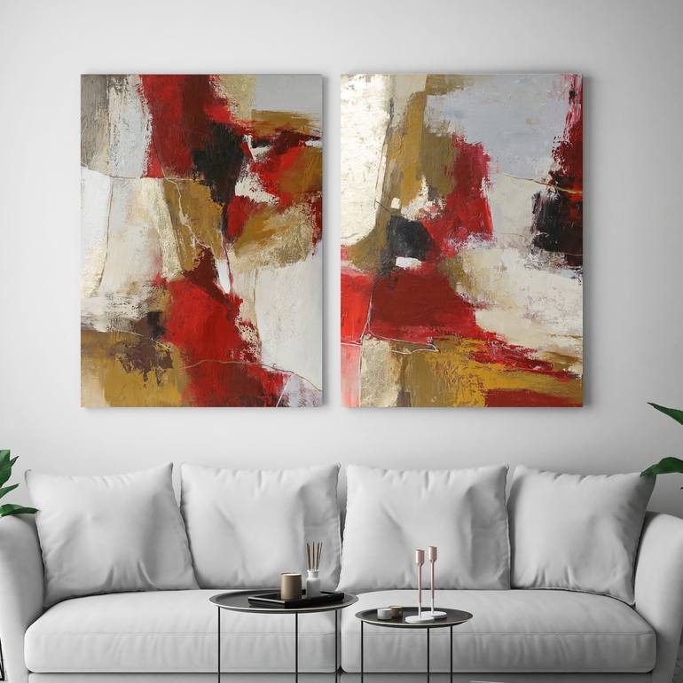 Original Abstract Painting by Yana Chornobrovkinа