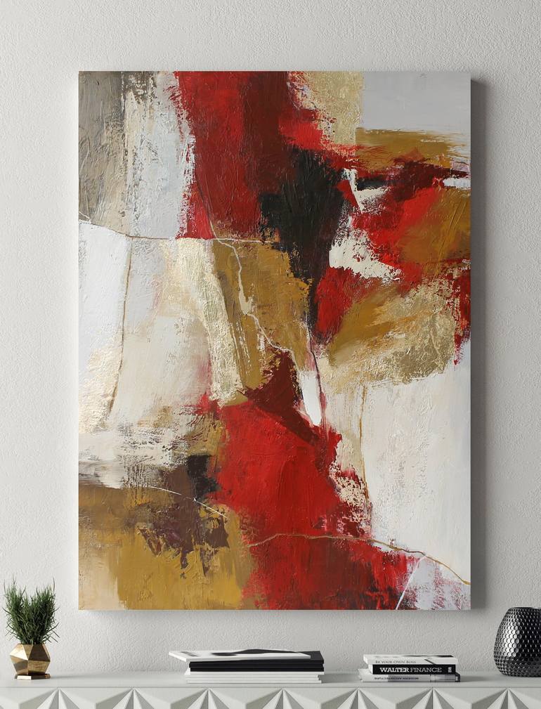 Original Abstract Expressionism Abstract Painting by Yana Chornobrovkinа