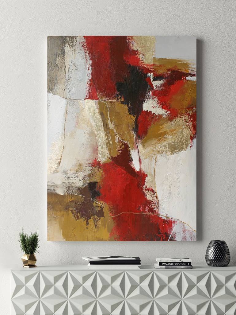 Original Abstract Expressionism Abstract Painting by Yana Chornobrovkinа