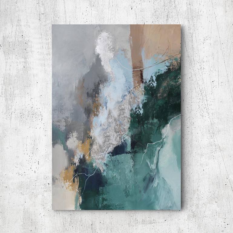 Original Abstract Expressionism Abstract Painting by Yana Sagan