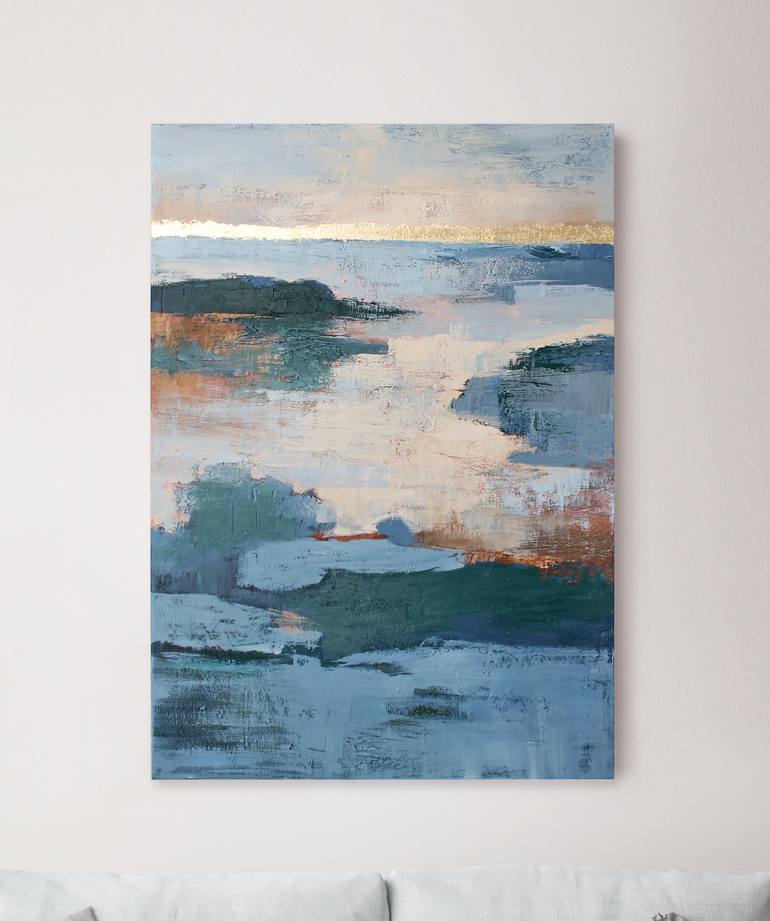 Original Abstract Expressionism Abstract Painting by Yana Sagan
