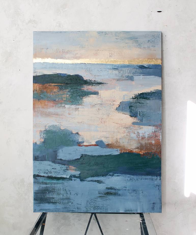 Original Abstract Expressionism Abstract Painting by Yana Sagan