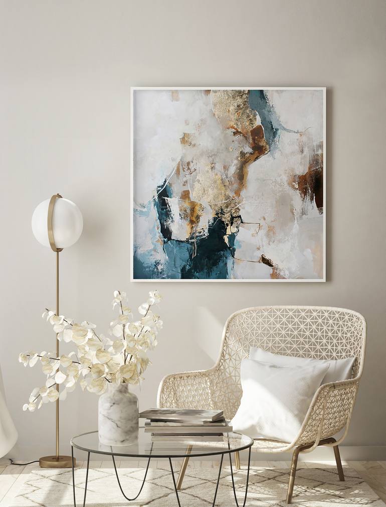 Original Abstract Expressionism Abstract Painting by Yana Sagan