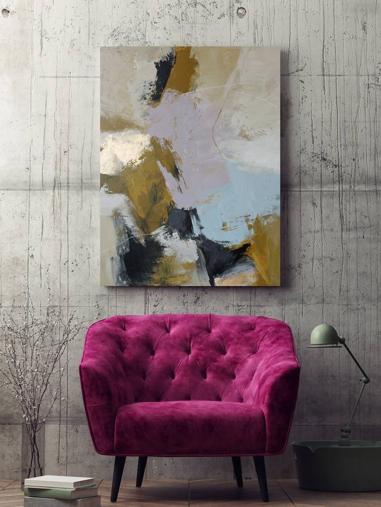 Original Abstract Expressionism Abstract Painting by Yana Chornobrovkinа