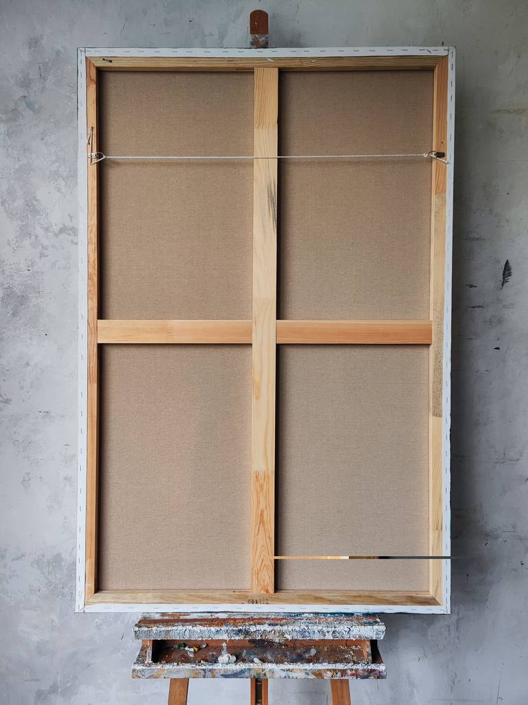 Original Abstract Expressionism Abstract Painting by Yana Sagan