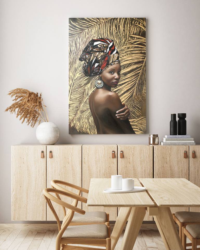Original Abstract Women Painting by Yana Sagan