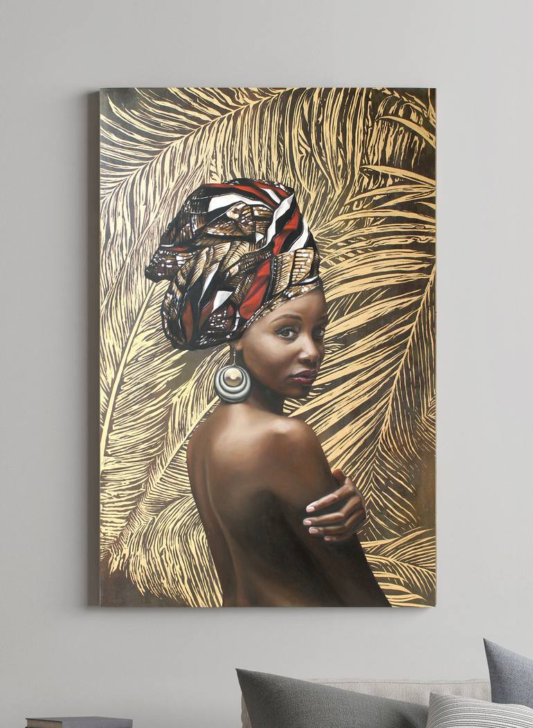 Original Abstract Women Painting by Yana Sagan