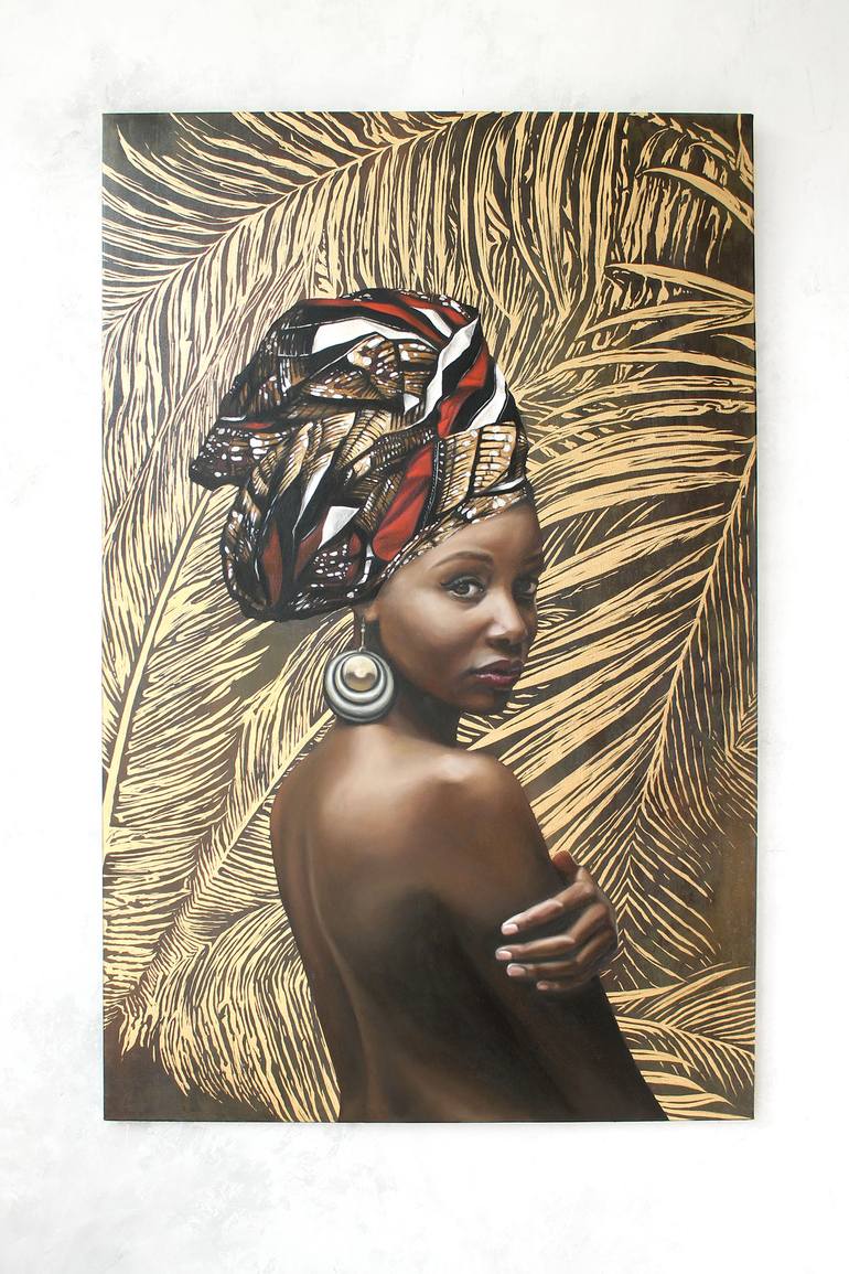 Original Abstract Women Painting by Yana Sagan