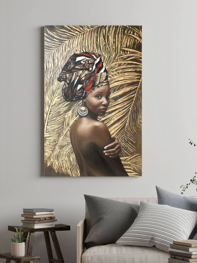 Original Abstract Women Painting by Yana Sagan
