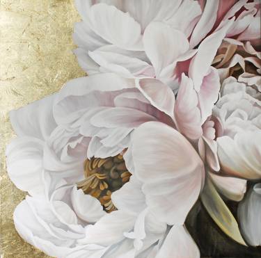 Original Abstract Floral Paintings by Yana Chornobrovkinа