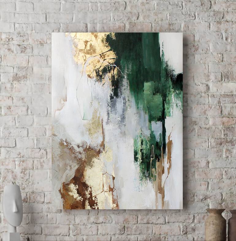 Original Abstract Expressionism Abstract Painting by Yana Sagan