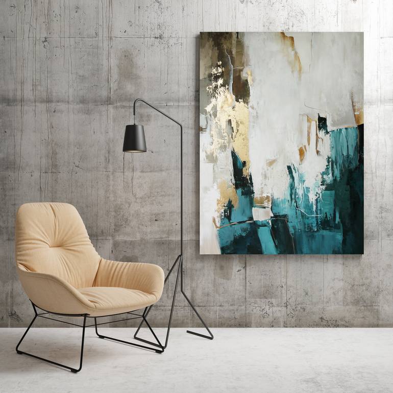 Original Abstract Expressionism Abstract Painting by Yana Sagan
