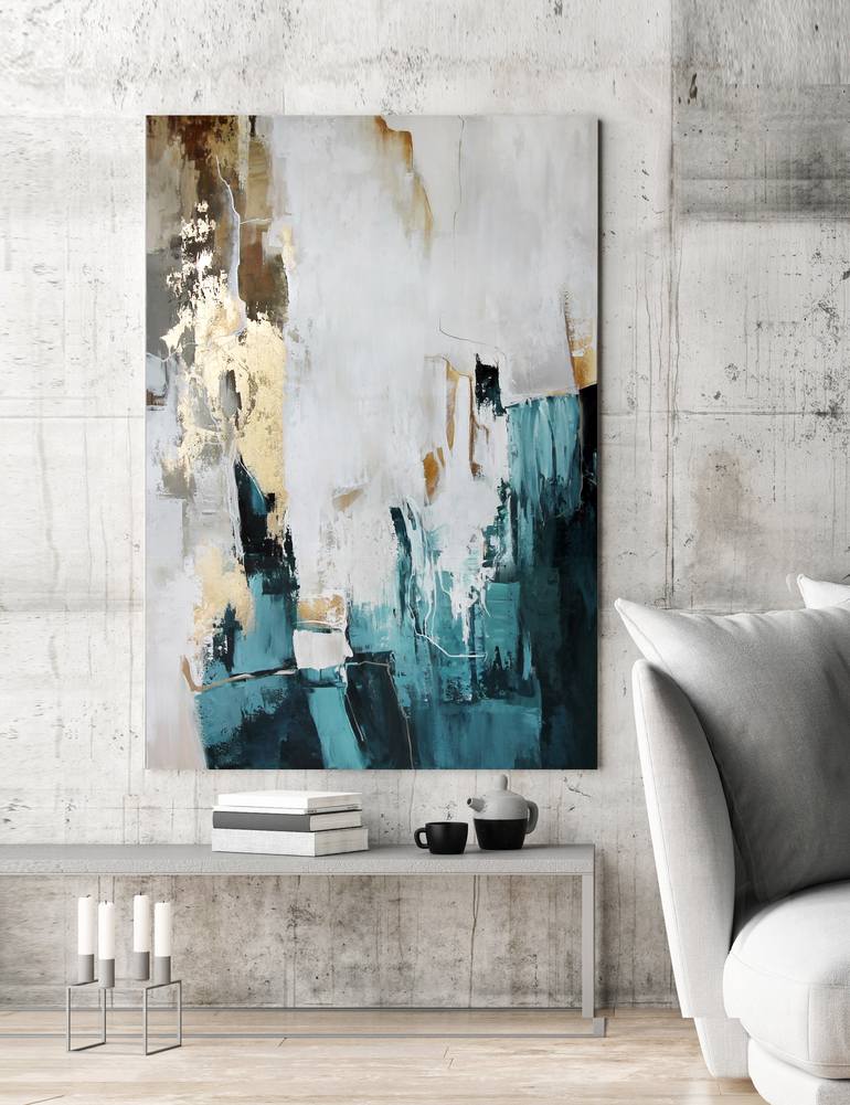 Original Abstract Expressionism Abstract Painting by Yana Sagan
